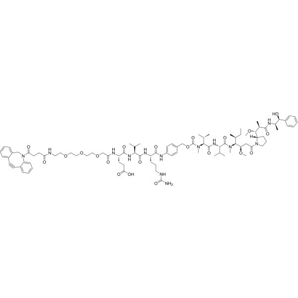DBCO-PEG3-Glu-Val-Cit-PABC-MMAE 2861998-23-2